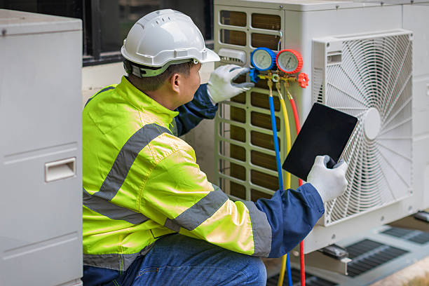 Professional Hvac Maintenance technician working in Morris, OK